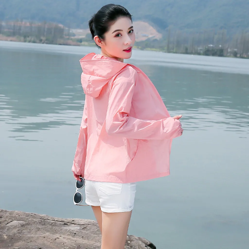 Новинка 2020 Женское пальто Солнцезащитная куртка летняя уличная спортивная с