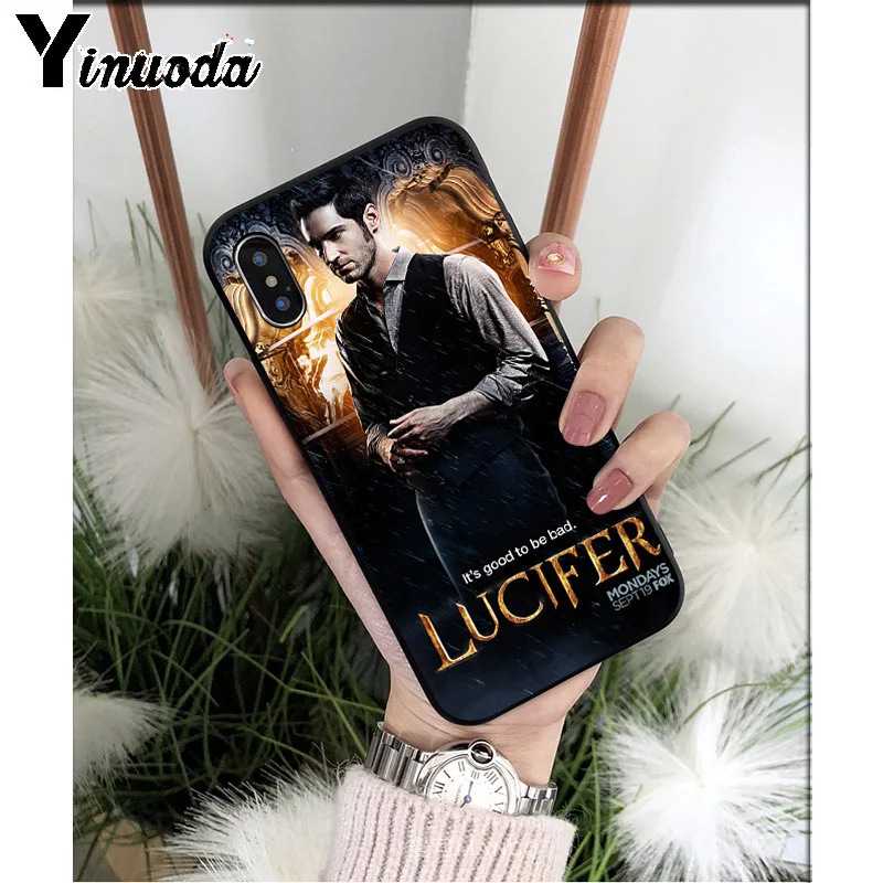 Yinuoda Американский ТВ-серии Lucifer ТПУ Мягкие аксессуары для телефона чехол iPhone 6S 6plus