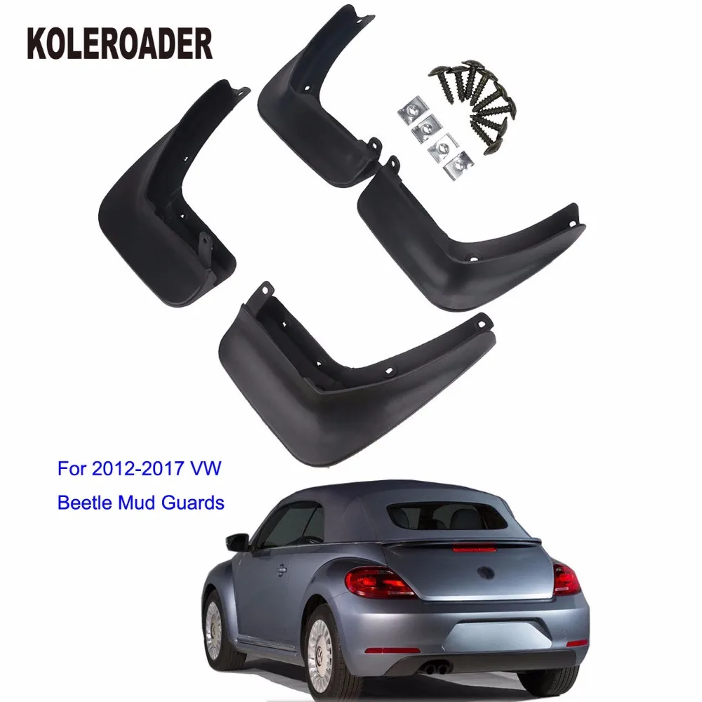 Экстерьера автомобиля Брызговики для VW Beetle 2012 2017 Volkswagen передние и задние