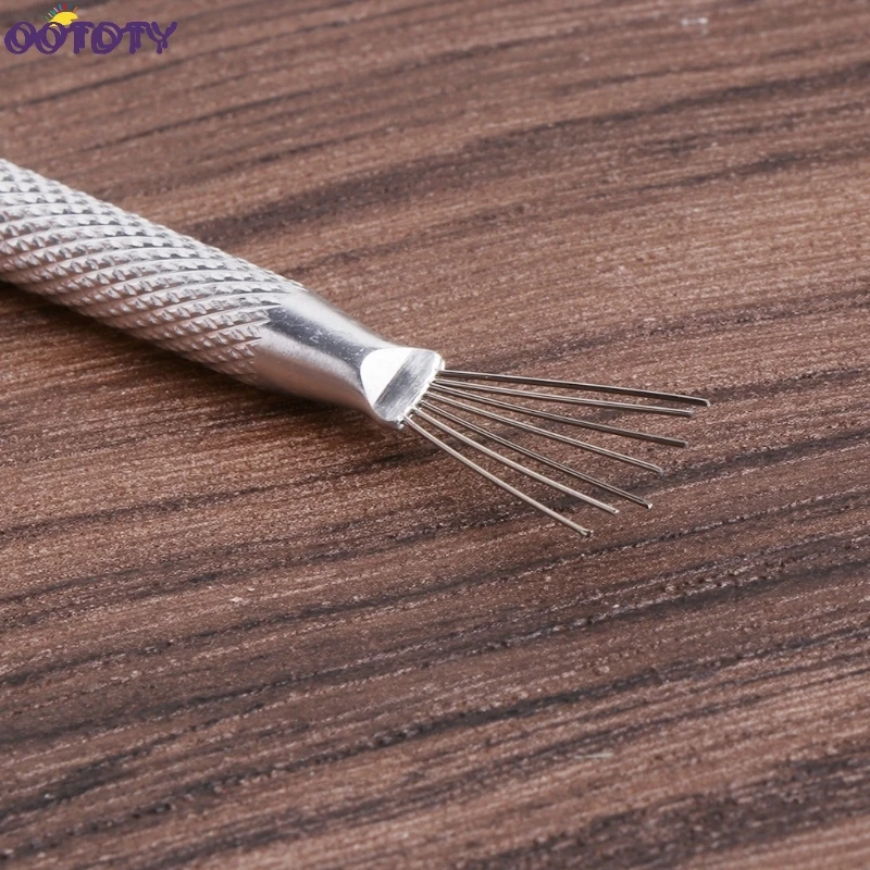 7 pin глиняная скульптура тыкать иглы стальная проволочная щетка для