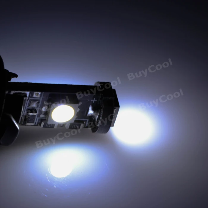 Прямая поставка с фабрики 1 шт. Белый T10 CANBUS 3SMD 5050 светодиодный автоматический
