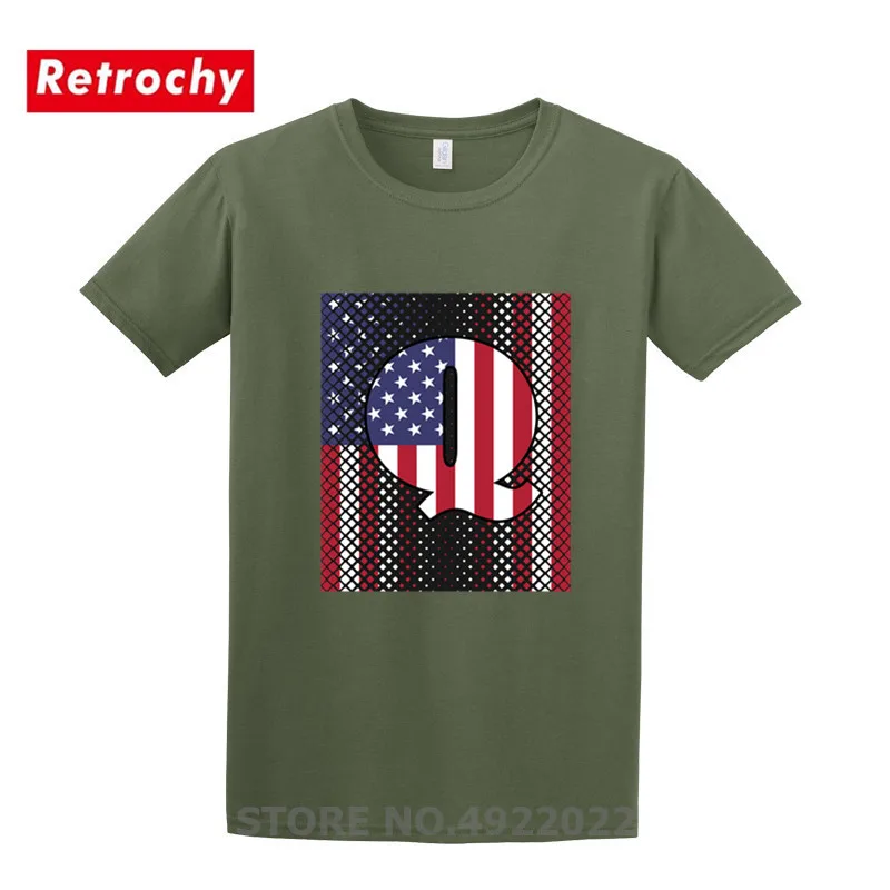 Q Anon футболка крутая Повседневная для мужчин унисекс Мода Большой американский
