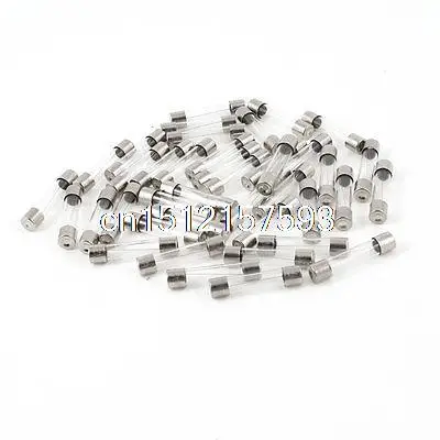 Стеклянные трубчатые предохранители быстрого выдувания 5 А 40 шт. 250 Вольт 6 мм x 30 |