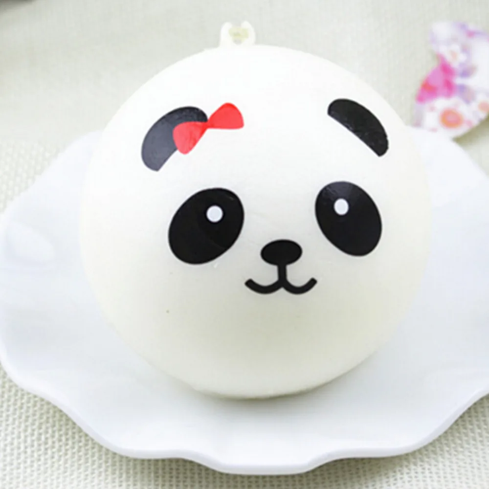 10 см мягкие сжимаемые Подвески Kawaii Булочки Хлеб подвеска панды в форме хлеба