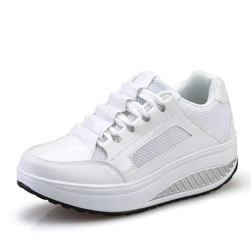 HEE GRAND/Серебристые туфли на платформе женские осенние Мокасины 2017 г. Повседневная