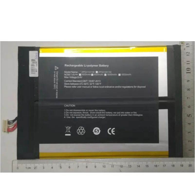 

Battery for Cube Knote X Tablet PC Kubi New Li-polymer Rechargeable Accumulator Pack Replacement 7.6V 5000mAh i1302-2871185-2s