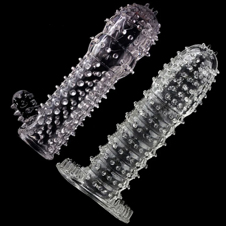 Многоразовые презервативы с длинным рукавом для увеличения пениса мужчин