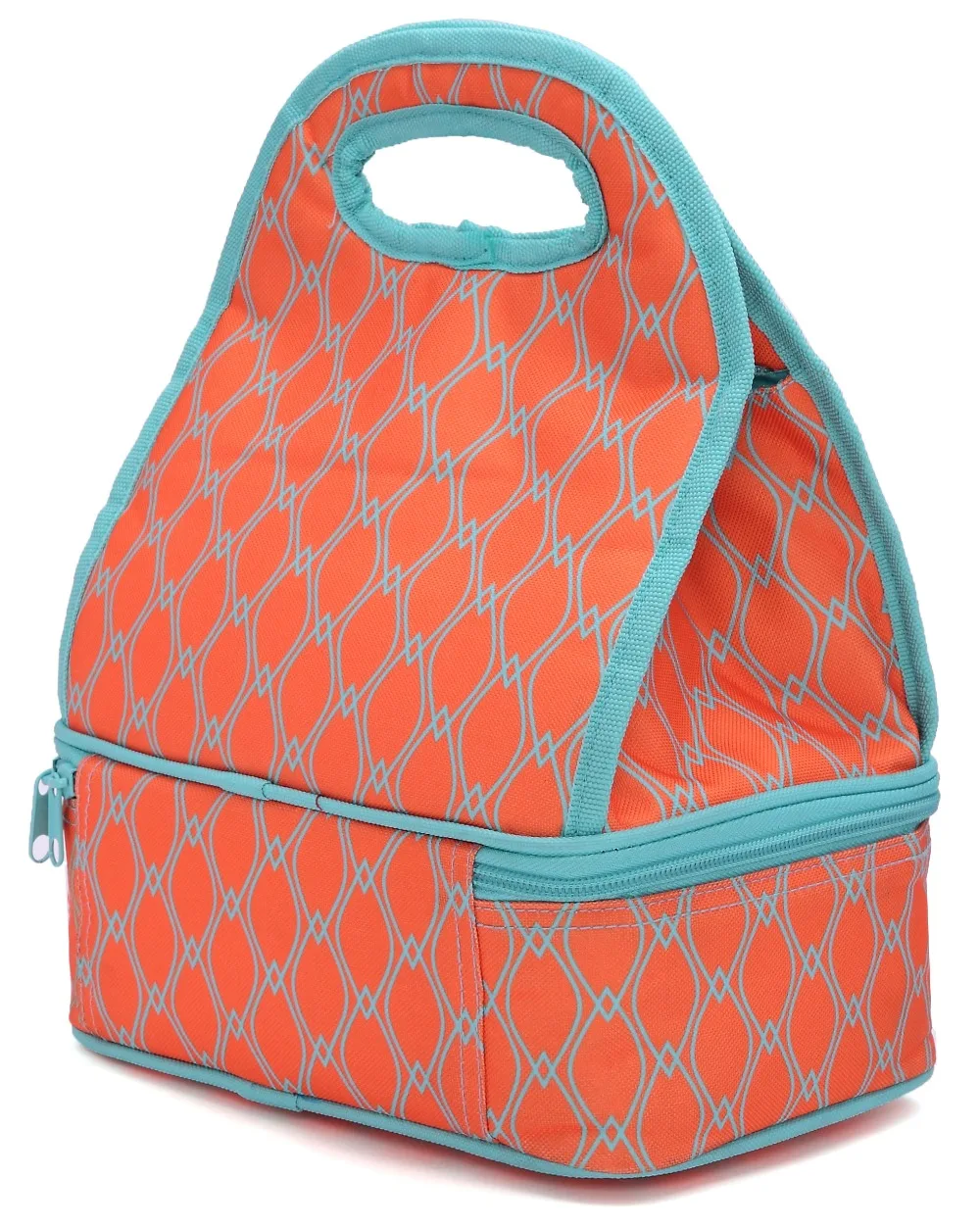 Переносная сумка для ланча MIER мужчин женщин детей с двойным корпусом Мужская