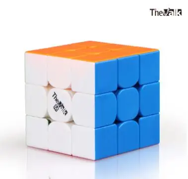 Stickelress Mofangge вальк 3 м Valk3 3X3 Магнитная версия куб Cubo Magico send with yueying белый кубик - Цвет: Stickelress