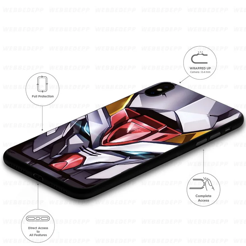 WEBBEDEPP Gundem аниме Мягкий силиконовый чехол для iPhone 11 Pro Xr Xs Max X или 10 8 7 6 6S Plus 5 5S SE Case |