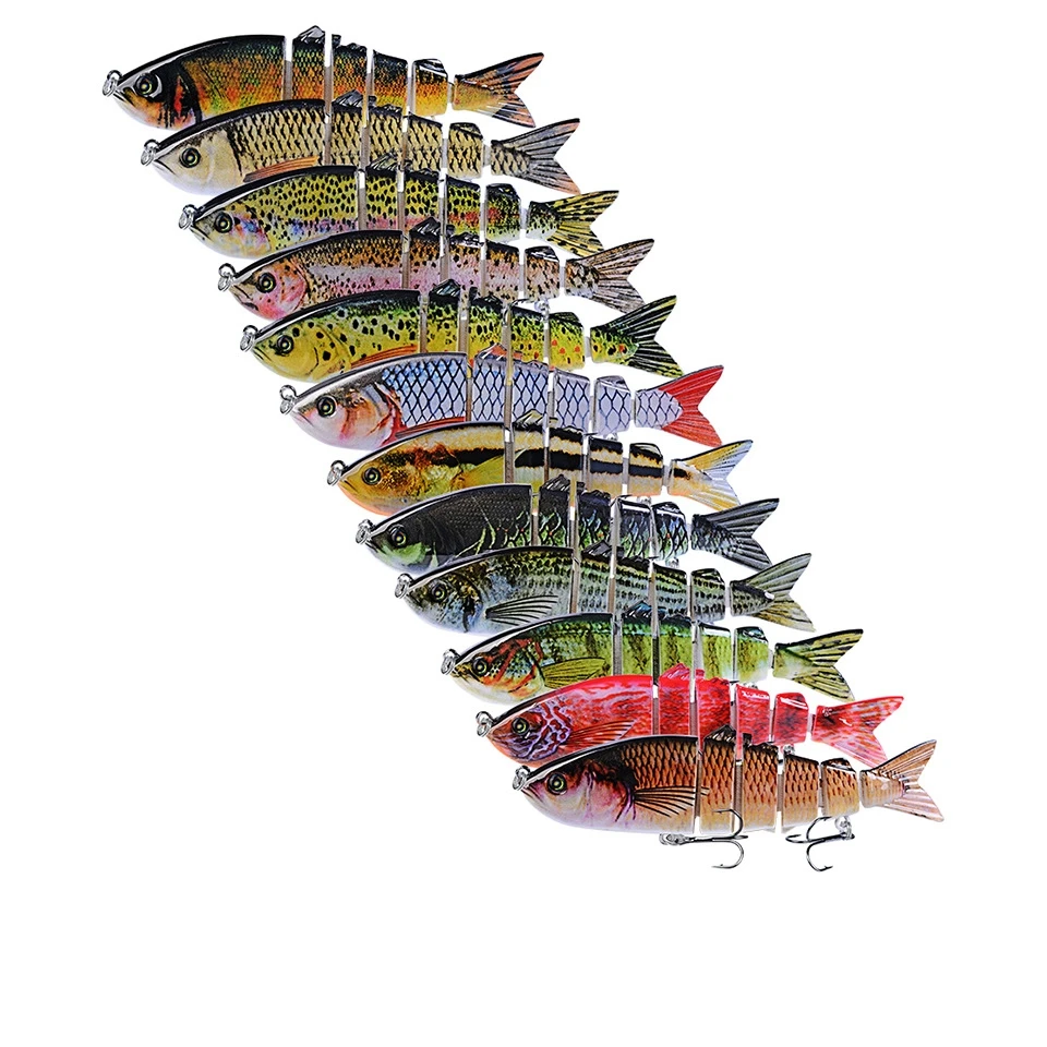 1 шт. мульти Соединенные приманки Crankbait 12 см 18 5 г искусственный 3D воблер с глазками