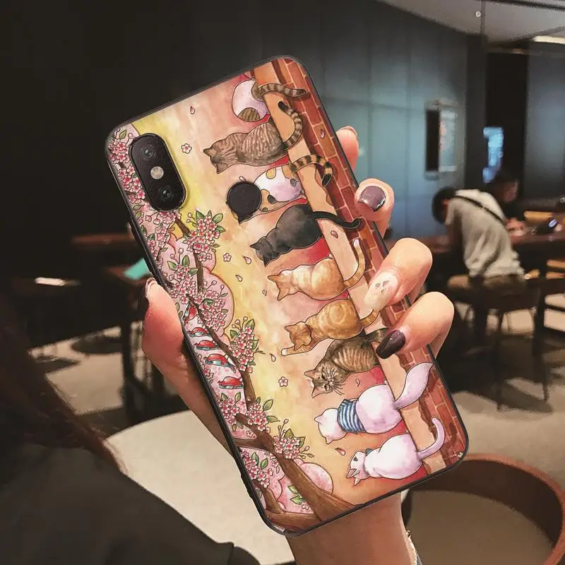 Милый Кот 3D чехол с тиснением для samsung Galaxy S10 S11 S9 S8 A7 A9 A6 A8 плюс 2018 A50 A70 A71 A51 A40 S7 S6 Plus
