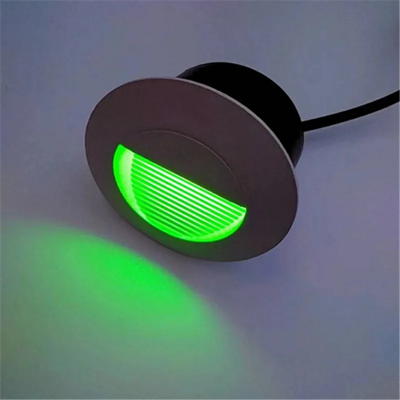 4 шт. круглый светодиодный лестничный светильник 3W COB AC85-265V ступенчатый светильник s наружный закрытый Водонепроницаемый модный Встроенный Настенный светильник садовый светильник ing