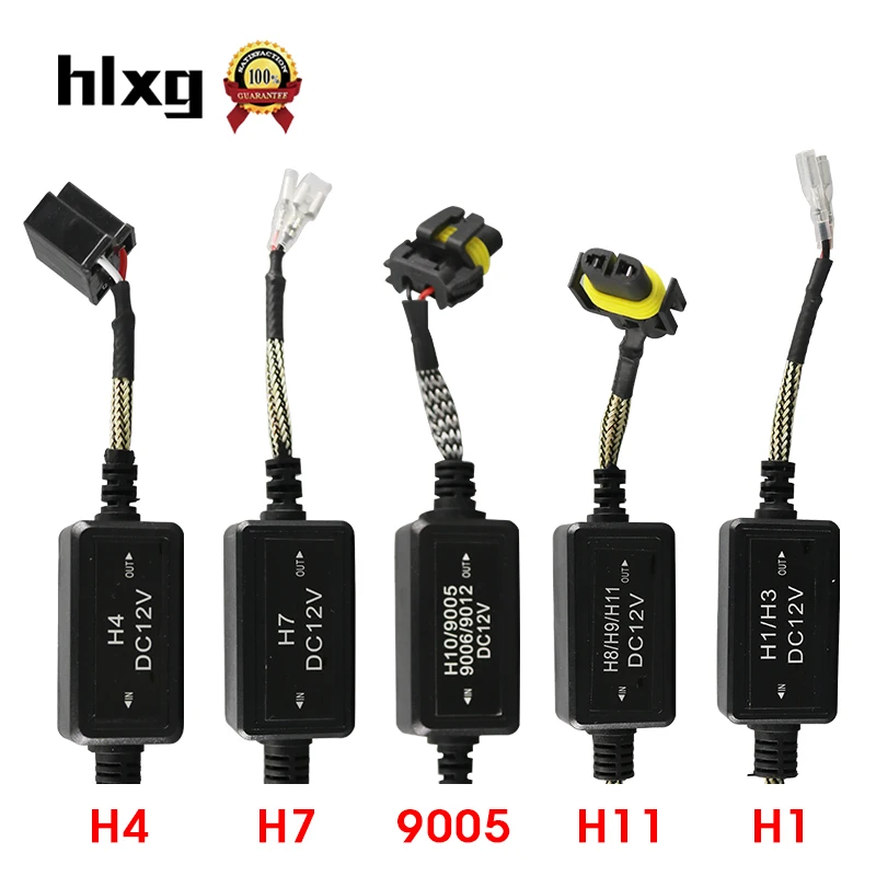 Светодиодный декодер для фар hlxg HB3 HB4 H4 H8 H11 H3 H1 H7 CAN шина EMC подавитель конденсатора