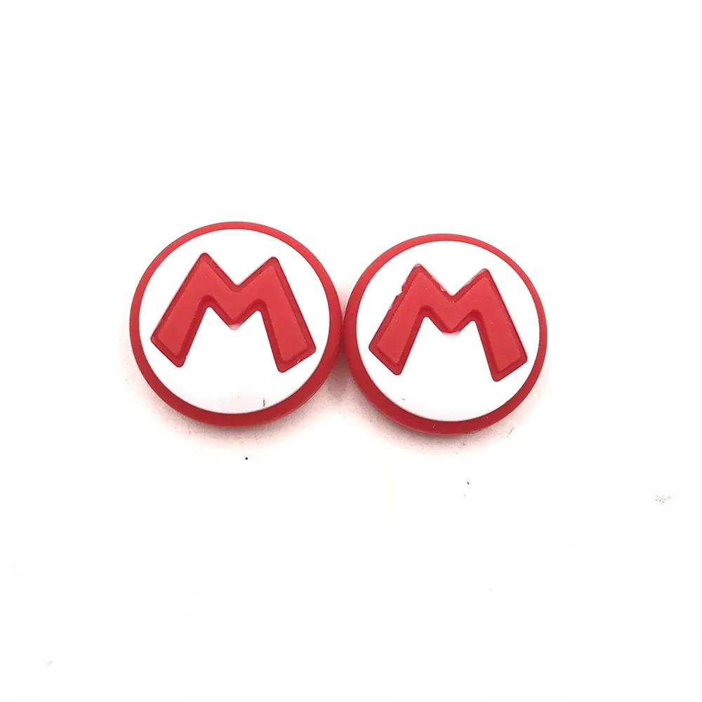 Red M 1 пара = 2 шт для Joy Con силиконовый джойстик для пальца ручка чехол аналоговые колпачки для nintendo Switch NS Joy-Con контроллер - Цвет: Red M