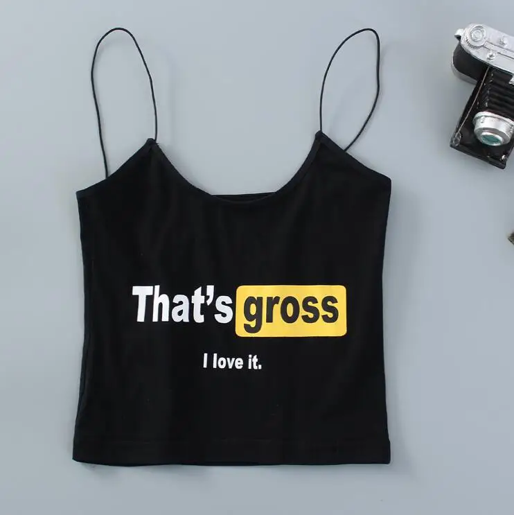 Женский топ розовый с надписью I love it|cropped cami|tank cropcrop tank |