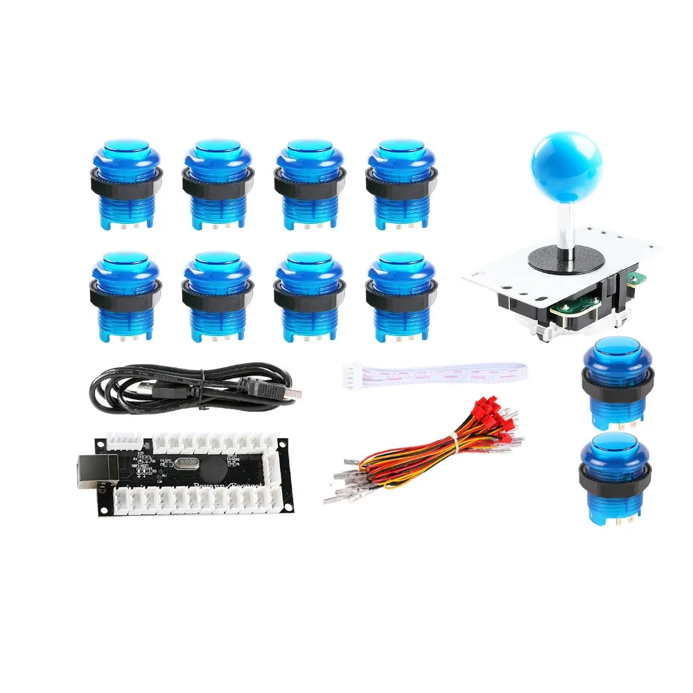 Набор деталей для аркадных работ Reyann Blue LED usb кодировщик со светодиодным