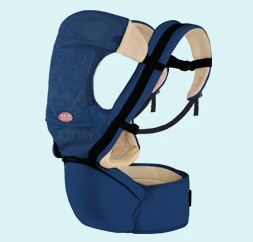 Детская переноска для детей Рюкзак Кенгуру hipseat для младенцев Хипсит(пояс для ношения ребенка) Портативный фронтальная эргономичный слинг сетки - Цвет: dark blue mesh