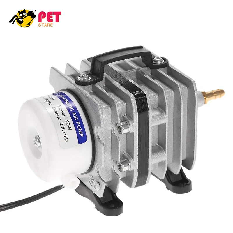 Aquarium Air Pump Compressor for Fish Aerator AC 220V Aquaristics Electrical Magnet Oxygen | Дом и сад
