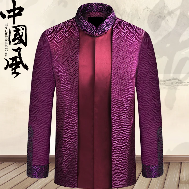 Новинка 2018 весенне-осенний мужской костюм для пожилых людей свадьбы банкета дня