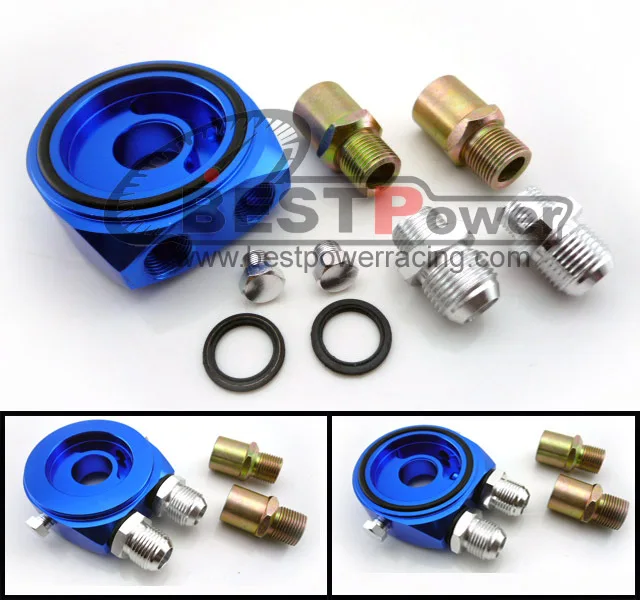 Универсальный адаптер сэндвич-пластины масляного фильтра AN8 M20-1.5 and 3/4UNF-16 8AN |