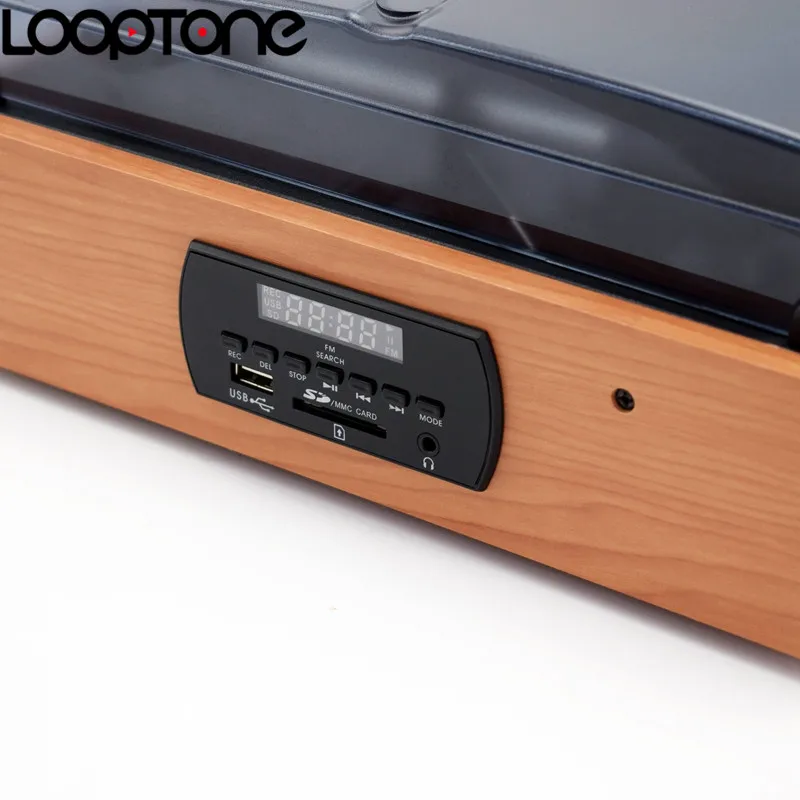 Электронный проигрыватель для виниловых пластинок и Чистящая Щетка CD/LP +