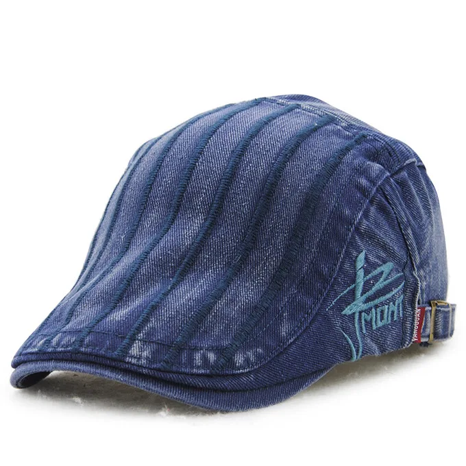 Мужская полосатая Кепка [jama] Повседневная хлопковая кепка с козырьком в стиле