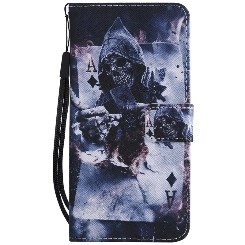 I A50 Leather Case on for Pouzdro Samsung Galaxy A50 A30 A70 Cover for Samsung A40 A20 A30 Coque Cartoon Wallet Flip Phone Case - Цвет: I