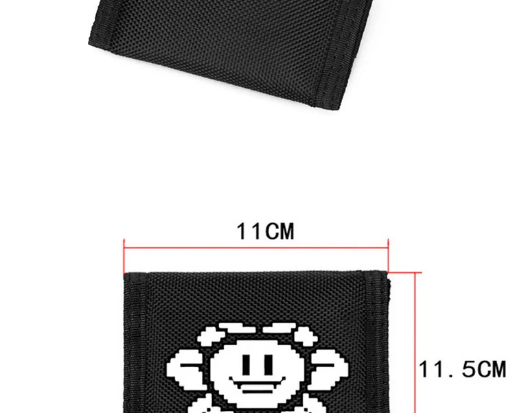 Кошелек MeanCat Undertale Flowey The skeleton brothers с игровыми фигурами для мальчиков и девочек и взрослых