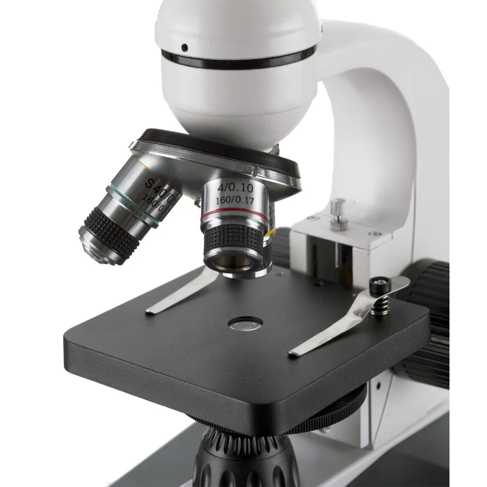 Amscope 40X 1000X полностью металлический оптический объектив составной Микроскоп
