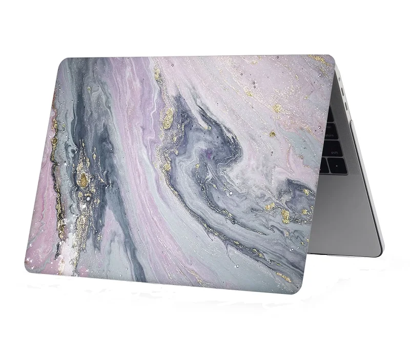 Чехол для ноутбука с мраморным принтом для MacBook Air retina Pro 11 12 13 15 для Mac Book New Pro 13 15 New Air 13,3+ с сенсорной панелью