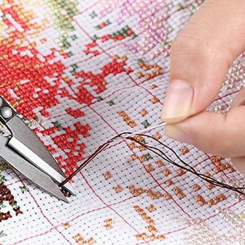 2 шт. портативные ножницы для пряжи с безопасной крышкой пластиковые ручки