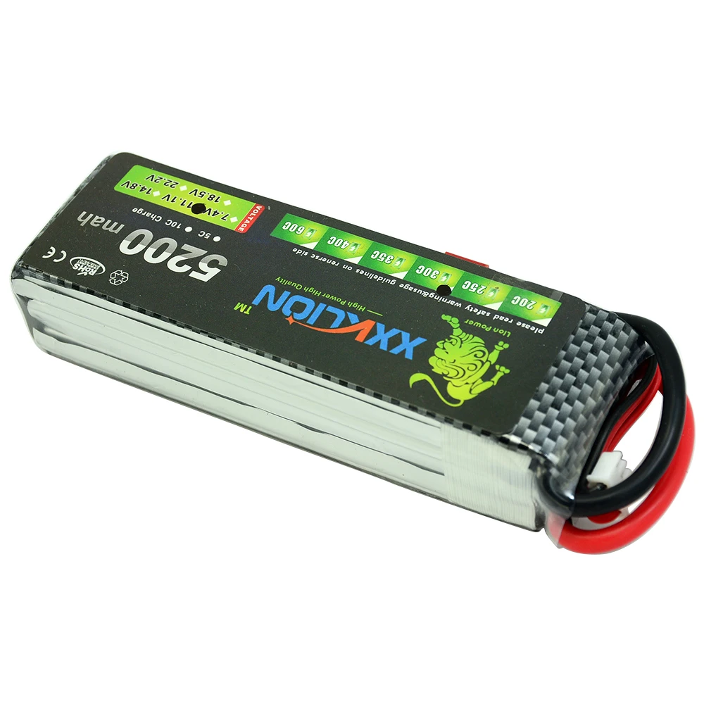 XXKLION 3 S Lipo батарея 11 1 V 5200 MAH 30C 35C 40C RC пульт дистанционного управления вертолет