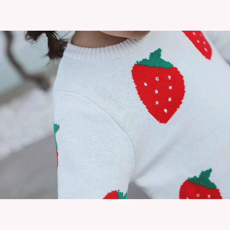 Свитер для маленьких девочек Новинка осени и весны 2019 детская трикотажная одежда