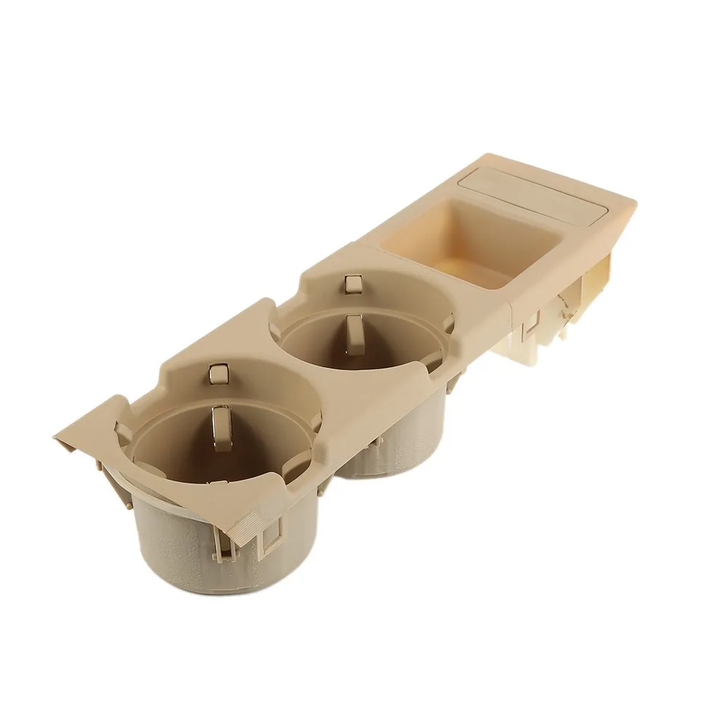 

Multi Function Car bottle Holder money coins Storage Box For BMW E46 318 320 325 330 1998-2004 beige Drink Cup Holder