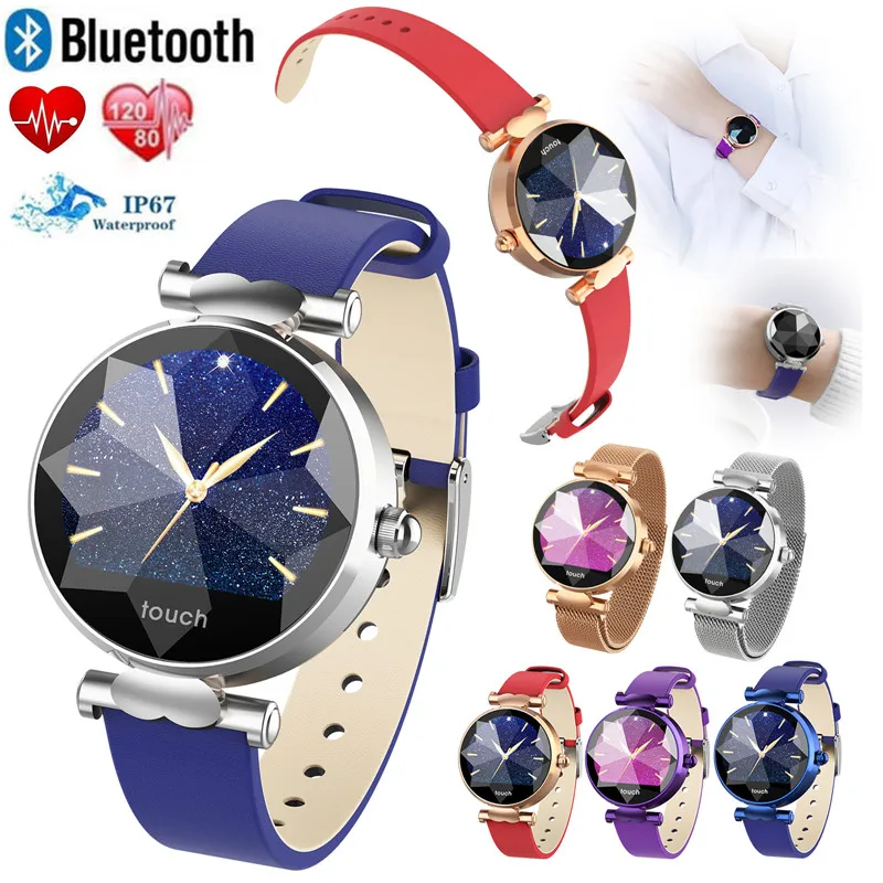 

Fashion Female Smart Watch Heart Rate Blood Pressure Sleep Monitor Fitness Tracker Pedometer for Android iOS CellPhone