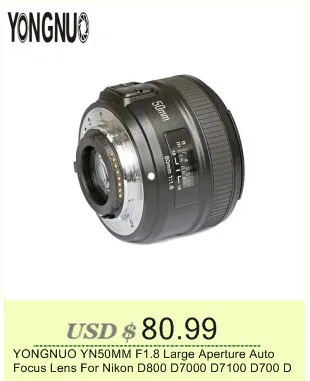 YONGNUO YN50mm F1.8 EF 50 мм объектив AF/MF автоматическая фокусировка стандартный объектив для Canon EOS 5D2 5D3 6D 7D 60D 70D 650D 1200D DSLR камера