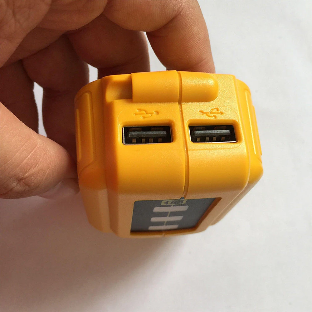 Универсальное зарядное устройство конвертер USB конвертер зарядное устройство адаптер для DEWALT 14,4 в 18 в 20 в литий-ионный аккумулятор DCB090