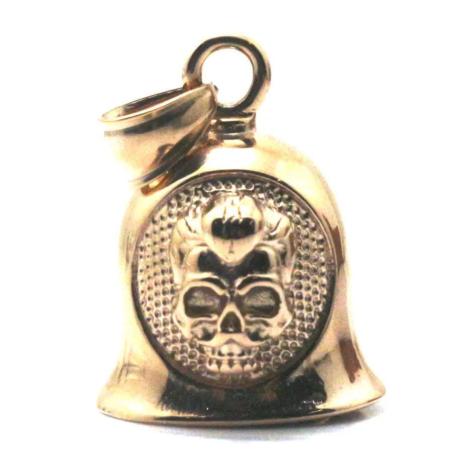 Классический мужской Байкерский комплект с подвеской в виде колокольчика из