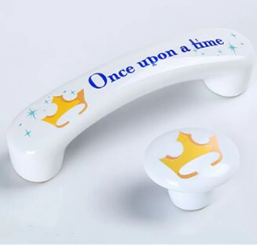 Креативная модная цветная мультяшная керамическая ручка для мебели детской