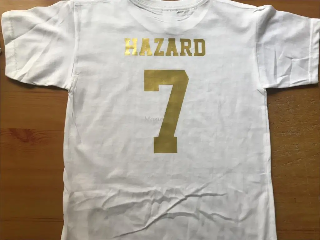 Детская футболка hala New Мадрид King Eden Hazard 7 EH7RM для мальчиков и девочек Футболка с