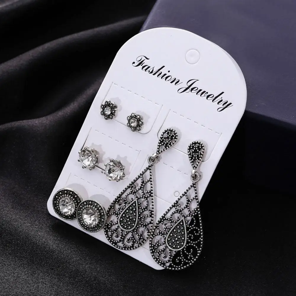 SOLEDI серьгу костюм аксессуары 4 пар/компл. модная разноцветная Стиль уха шпильки