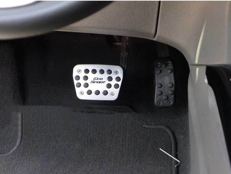 Для Ford Ecosport 2013 AT/MT автомобильный акселератор, педаль тормоза, педали сцепления, нескользящий Чехол, аксессуары