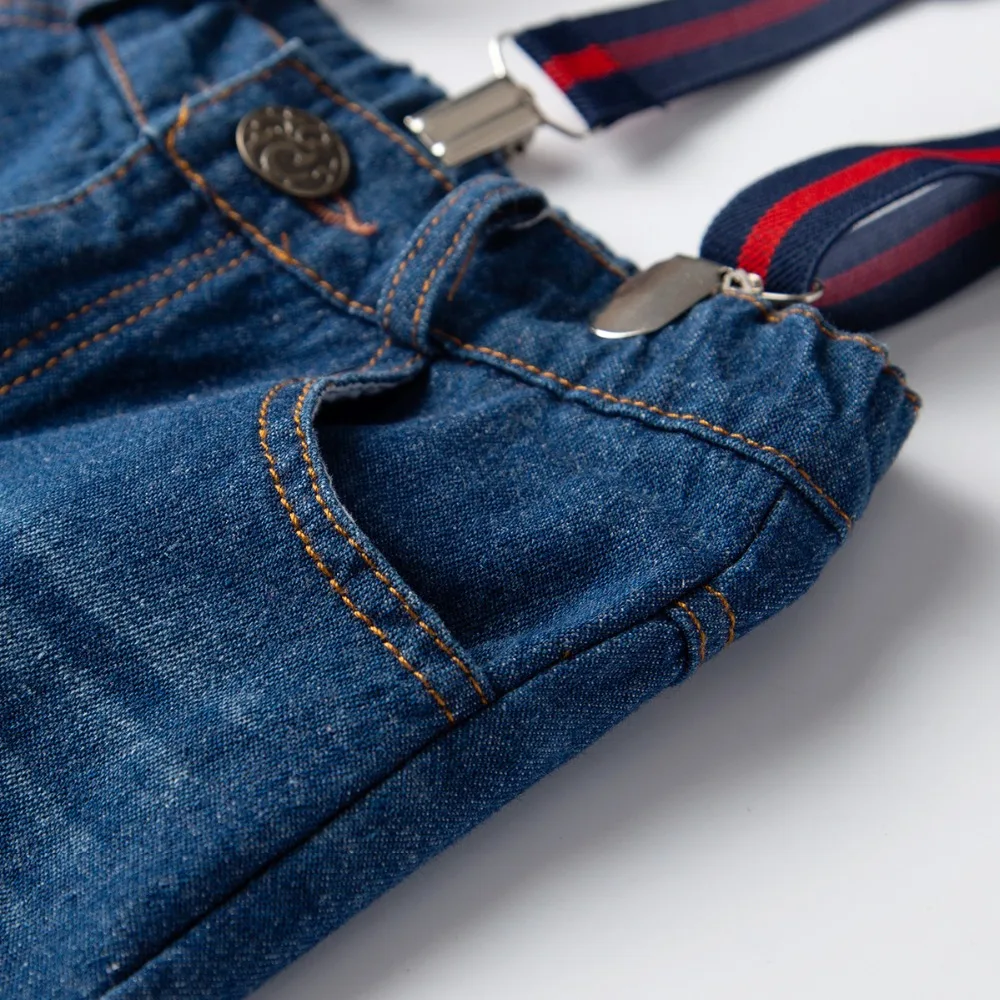 Детские джинсовые короткие брюки повседневные Хлопковые Штаны для маленьких