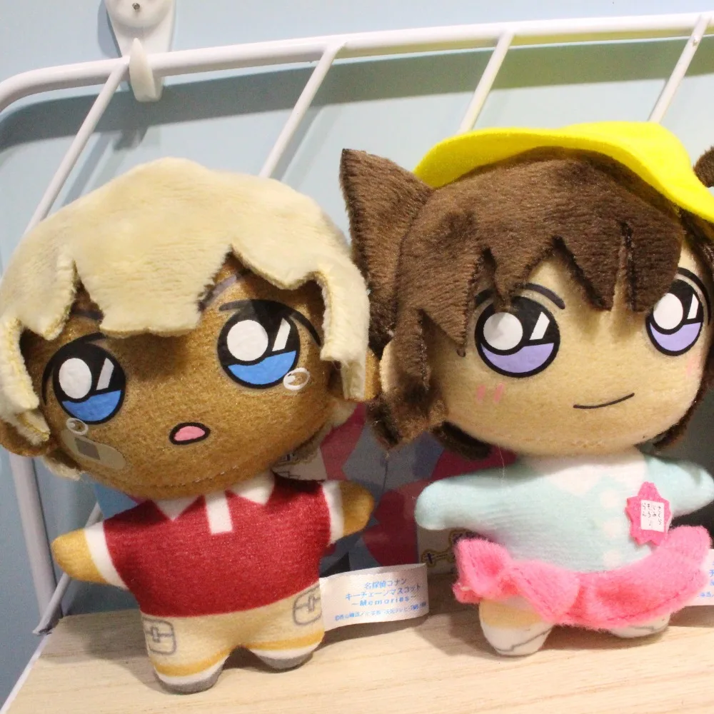 10 шт./лот Аниме Детектив Конан Кудо Шиничи Детская плюшевая подвесная игрушка см