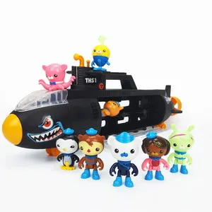 Игрушки Octonauts 55 см черная подводная лодка Octo-Pod модель U-лодки для детей лучший