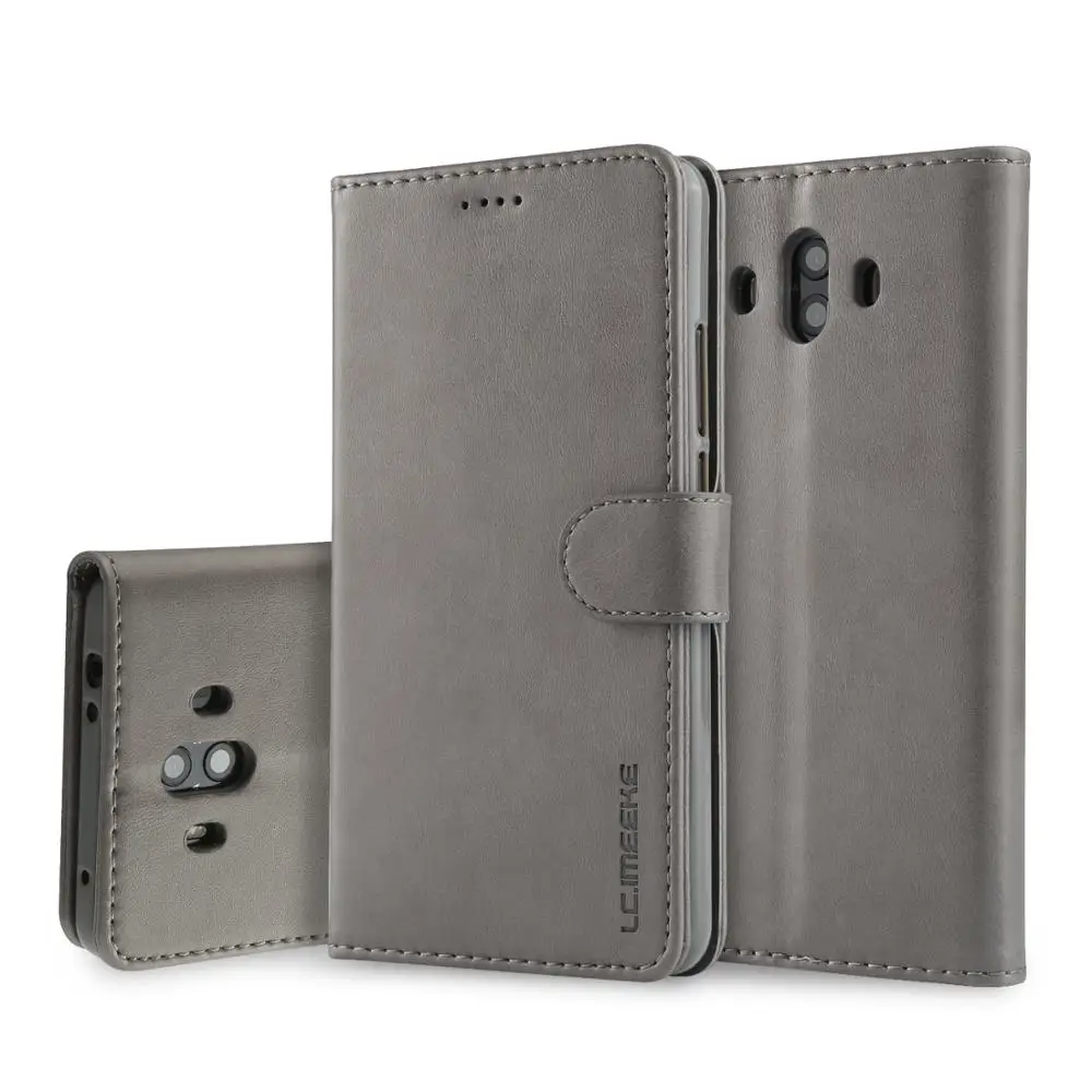 Роскошный деловой Магнитный чехол для Huawei Mate 10 Lite телефона Pro книжка с отделением