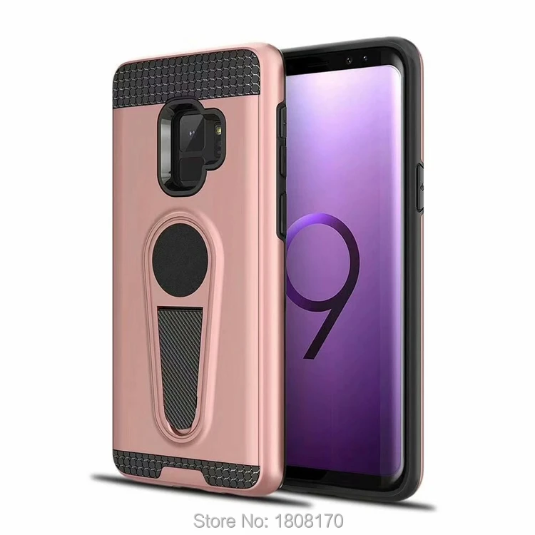 C-Ku автомобильный Магнитный присоска держатель Гибридный чехол для Samsung Galaxy S9 S8 Plus