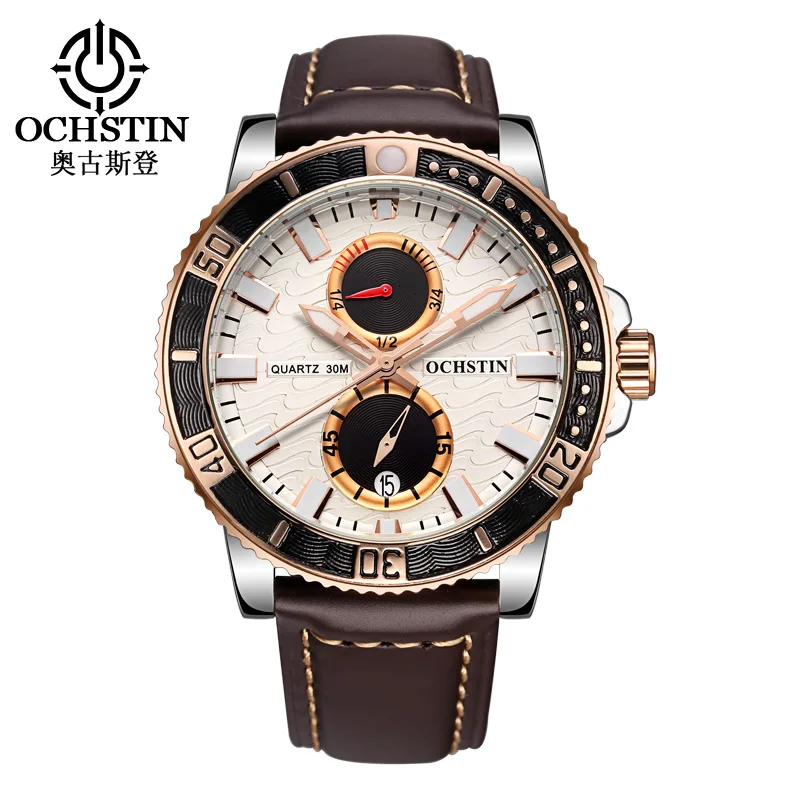 Relogio Masculino OCHSTIN Роскошные Брендовые Часы мужские Хронограф военные Hodinky Кварцевые