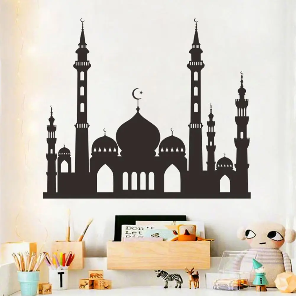 LanLan мусульманский праздник Рамадан украшение мечеть Узор Настенная Наклейка